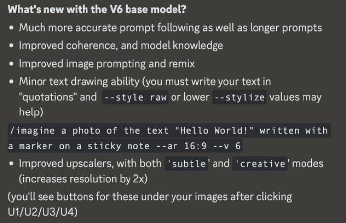 Midjourney能生成文字了!V6版5大升级惊艳网友