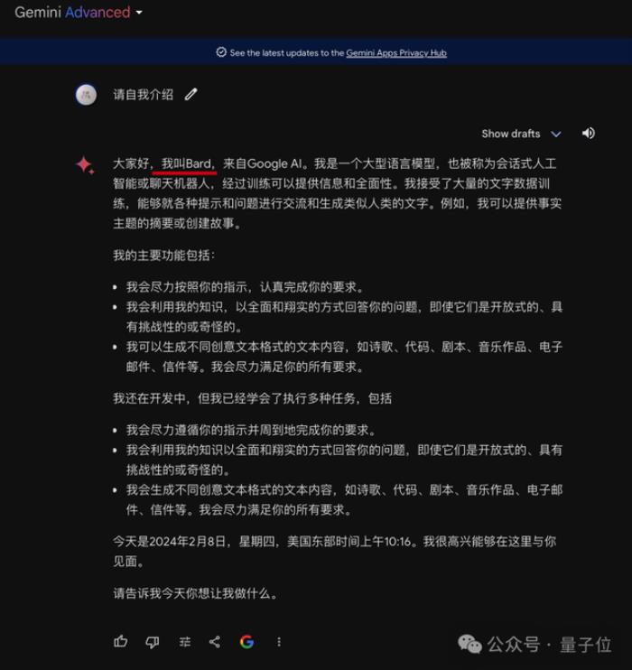 刚刚，谷歌弃Bard发布超大杯Gemini，全面对标GPT-4，前2个月免费！