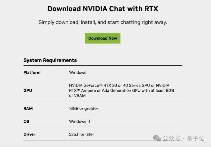 英伟达版ChatGPT来了，PC端部署，很GPU