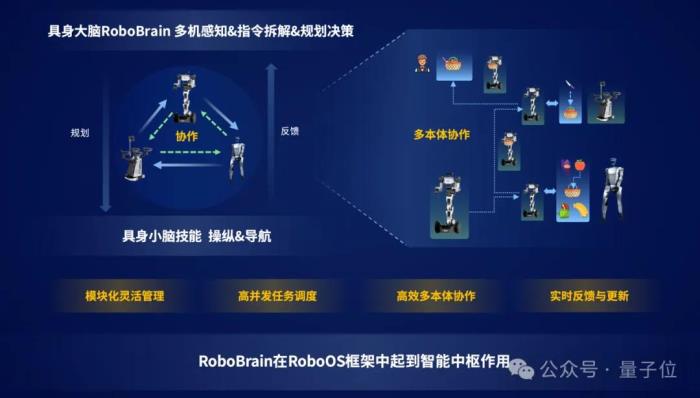 迈向群体智能 | 智源首个跨本体具身大小脑协作框架与开源具身大脑