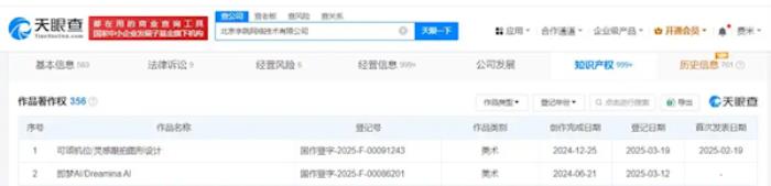 热点聚焦：字节跳动登记即梦AI作品著作权 确立版权地位